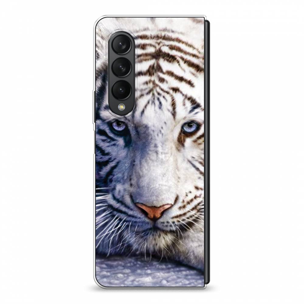 

Чехол на Samsung Galaxy Z Fold 3 "Бенгальский тигр", Коричневый;белый, 2103650-1