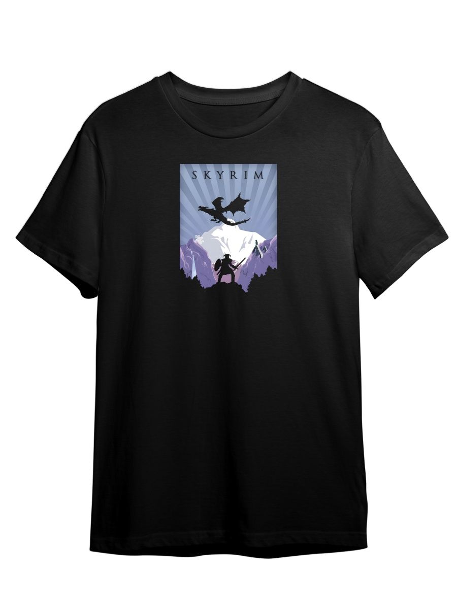 

Футболка унисекс СувенирShop Skyrim/Скайрим/The Elder Scrolls 28 черная S, Черный, "Skyrim/Скайрим/The Elder Scrolls" 28