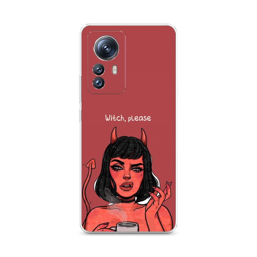 

Силиконовый чехол Awog "Evil Girl" для Xiaomi 12S Pro, Бордовый, 316150-6