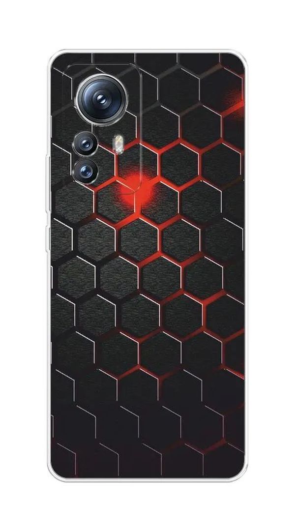 

Чехол Awog "Фон соты красные" для Xiaomi 12S Pro, Красный;черный, 316150-3