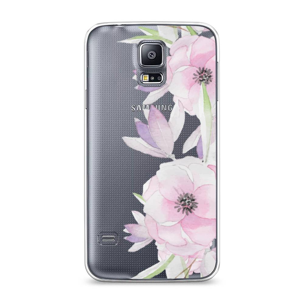 

Чехол Awog на Samsung Galaxy S5 "Нежные анемоны", Розовый;черный;фиолетовый, 24150-8