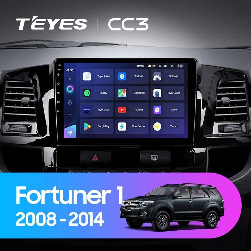 Штатная магнитола Teyes CC3L 4/64 Toyota Fortuner (2008-2014) F1