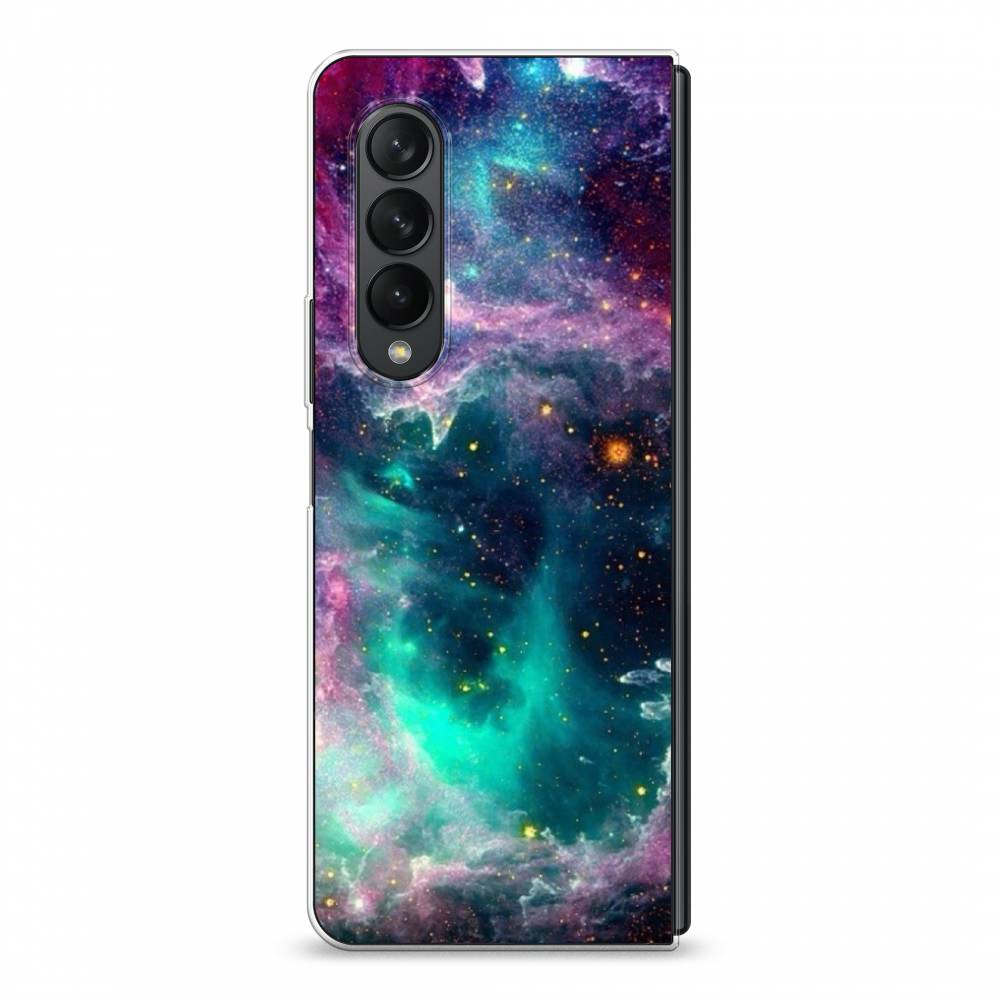 

Чехол на Samsung Galaxy Z Fold 3 "Звездные облака", Розовый;бежевый, 2103650-2