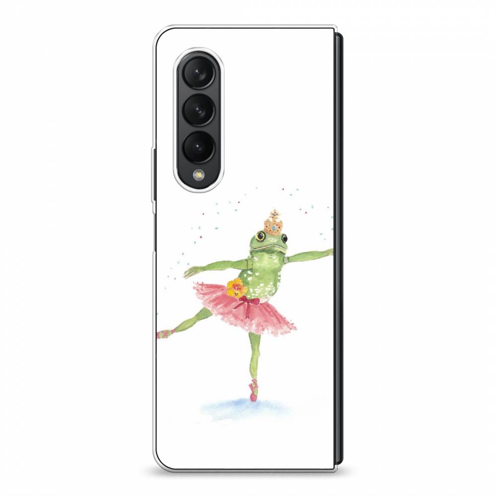 

Чехол на Samsung Galaxy Z Fold 3 "Лягушка-балерина", Зеленый, 2103650-4