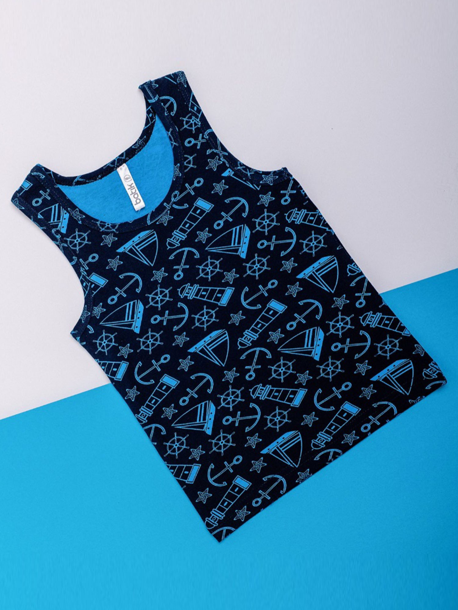 Майка для мальчика (055_НБЛ23) Batik цв. мультиколор 128р.