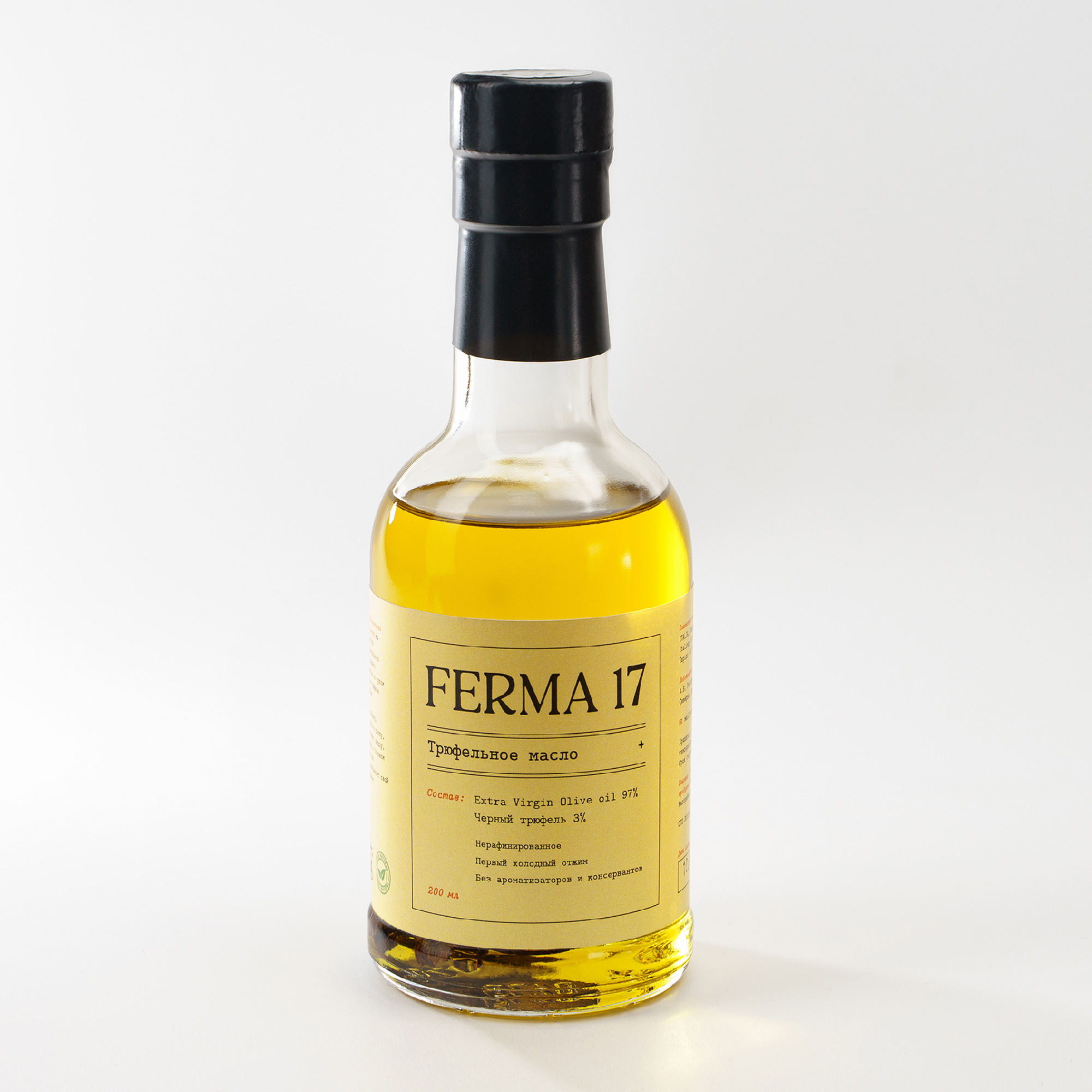 

Трюфельное масло Черный трюфель Ferma17, 200 мл, 200 мл