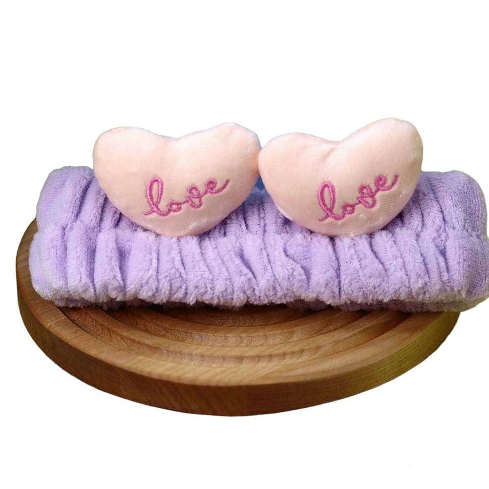 

Косметическая повязка Loving love розовая, Розовый
