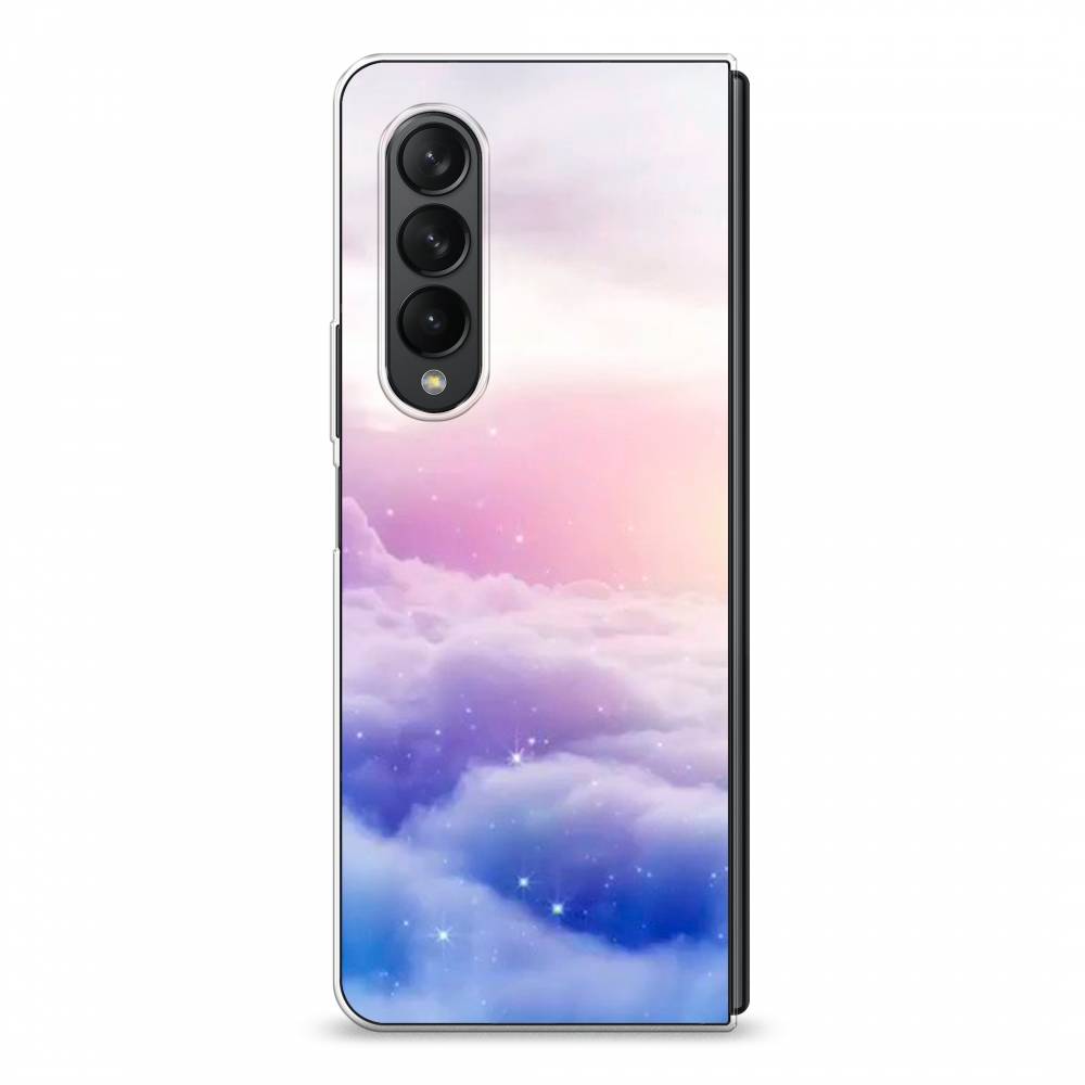 

Чехол на Samsung Galaxy Z Fold 3 "Небеса", Голубой;белый;розовый, 2103650-2