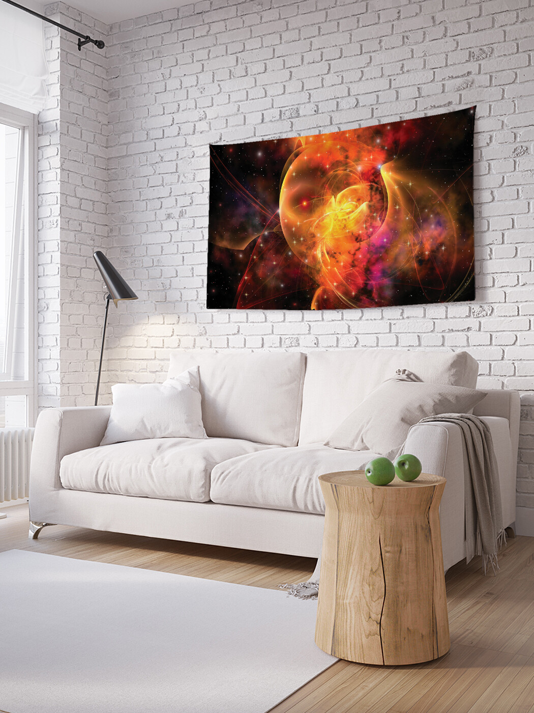 

Горизонтальное фотопанно JoyArty Космические рисунки, из ткани, 150х200 см