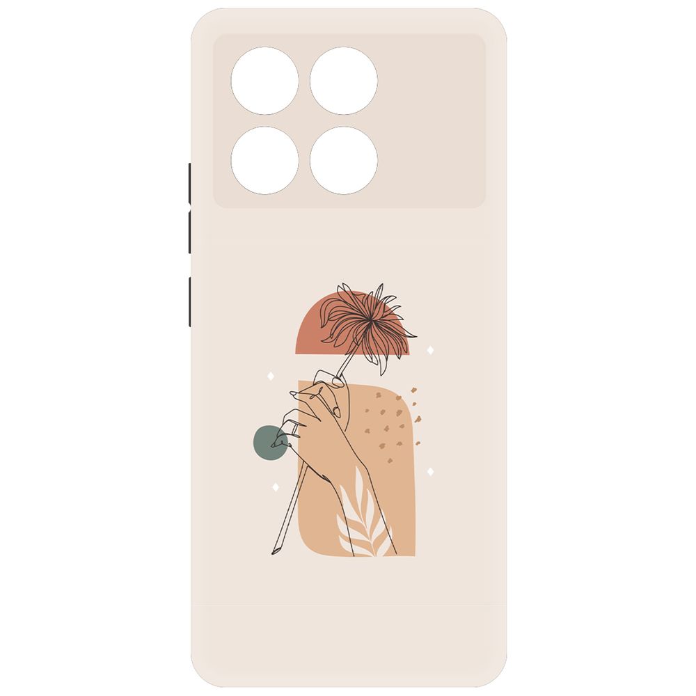 

Чехол-накладка Krutoff Soft Case Романтика для Poco X6 Pro черный