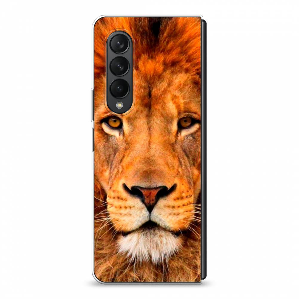 

Чехол на Samsung Galaxy Z Fold 3 "Благородный лев", Оранжевый, 2103650-1