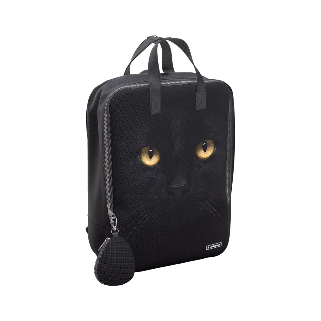 

Рюкзак ErichKrause StreetLine 16L Black Cat 57139, Черный, StreetLine