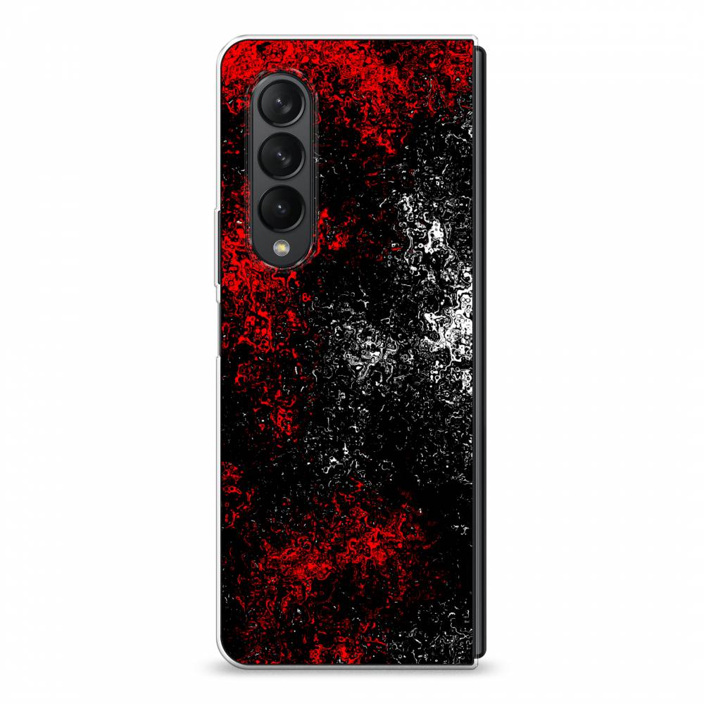 

Чехол на Samsung Galaxy Z Fold 3 "Монотипия", Красный;черный;белый, 2103650-3