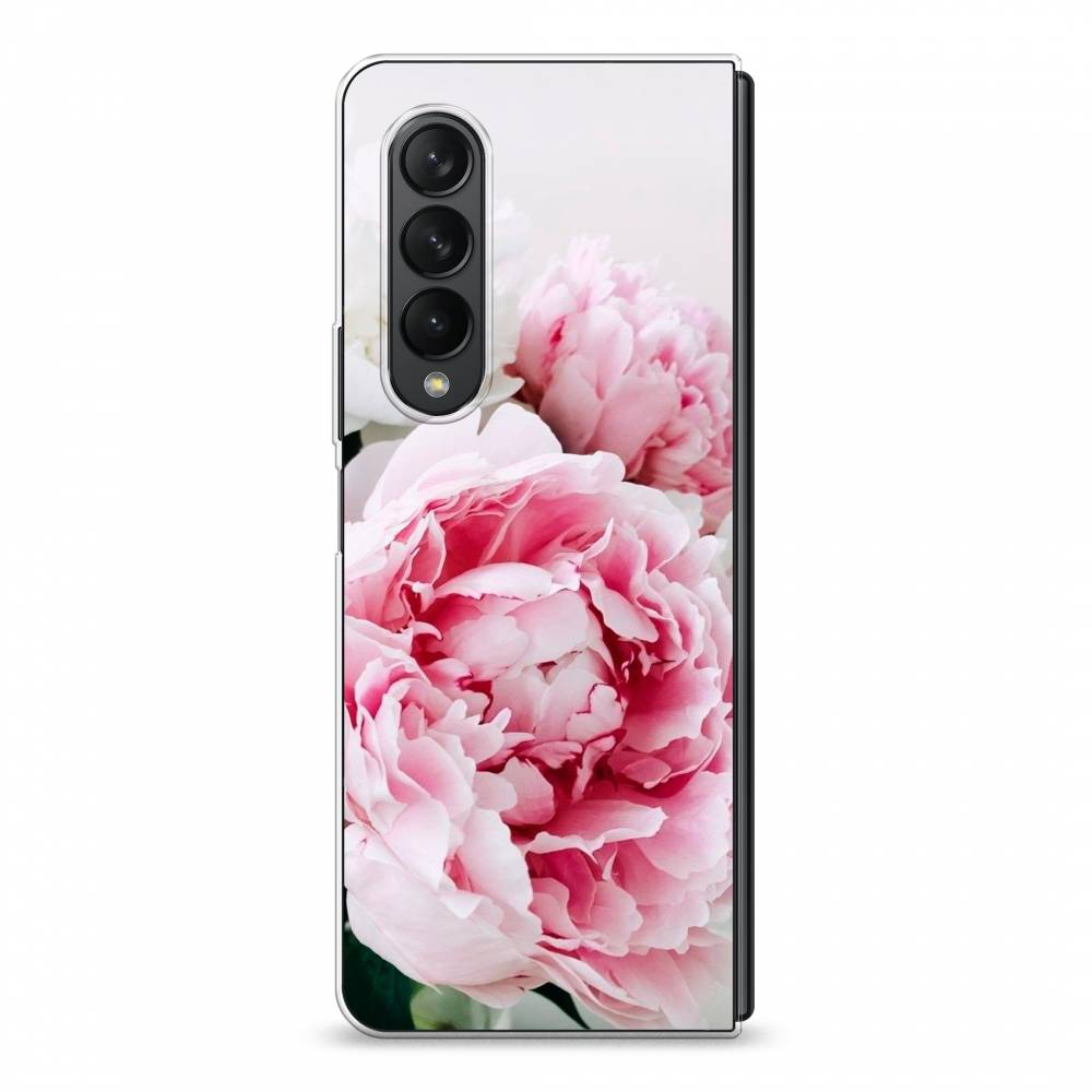 

Чехол на Samsung Galaxy Z Fold 3 "Розовые и белые пионы", Розовый;белый, 2103650-2