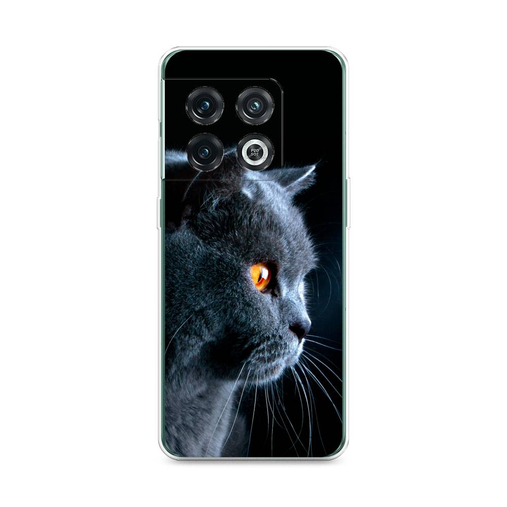 

Чехол Awog на OnePlus 10 Pro / ВанПлас 10 Pro "Благородный кот британец", Черный;серый;оранжевый, 152150-2