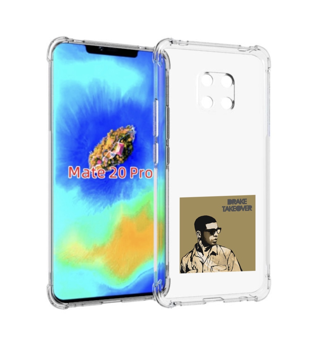 

Чехол MyPads Drake - Takeover для Huawei Mate 20 Pro/Mate 20 RS 6.39, Прозрачный, Tocco