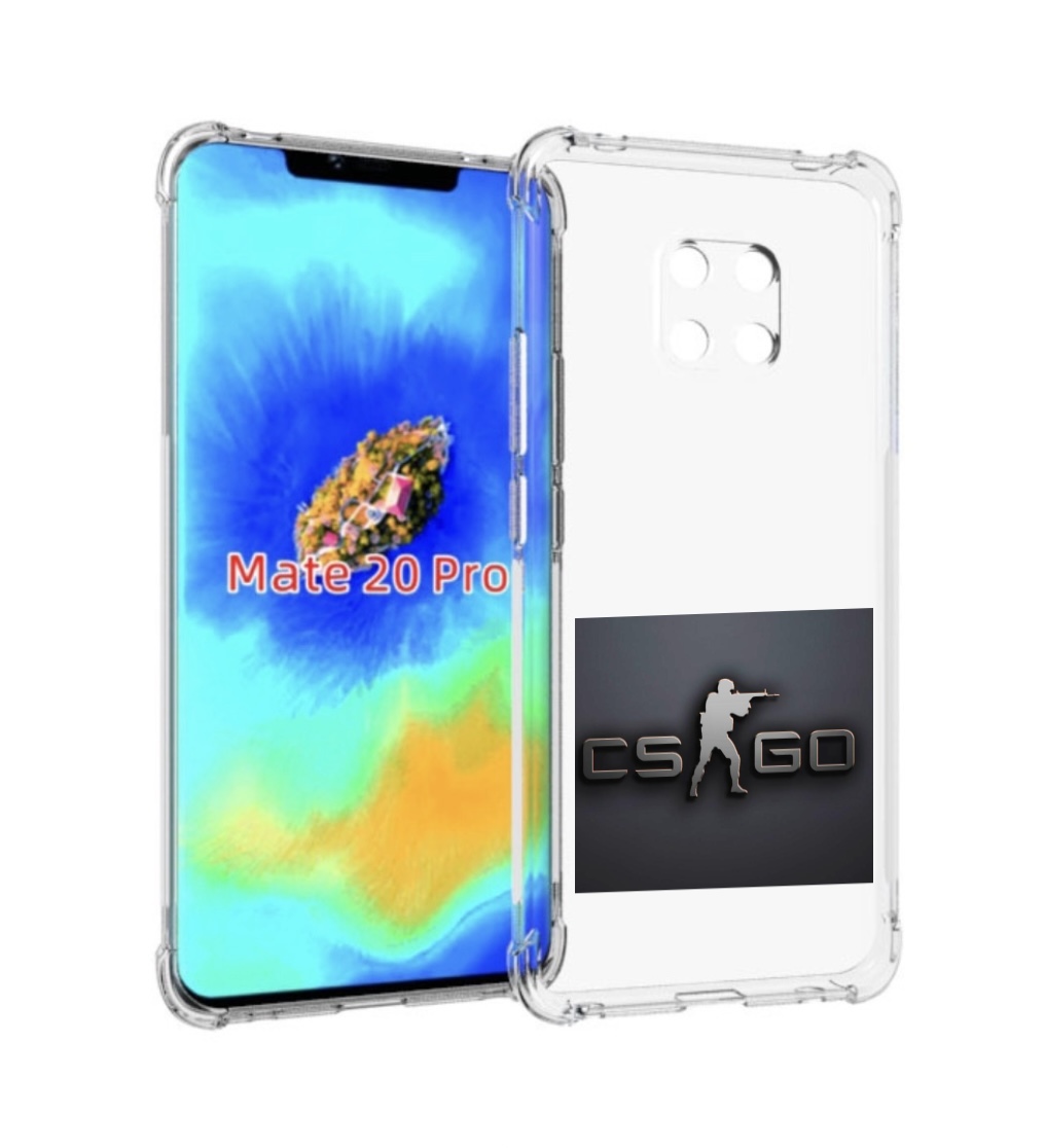 

Чехол MyPads CS go логотип мужской для Huawei Mate 20 Pro/Mate 20 RS 6.39, Прозрачный, Tocco