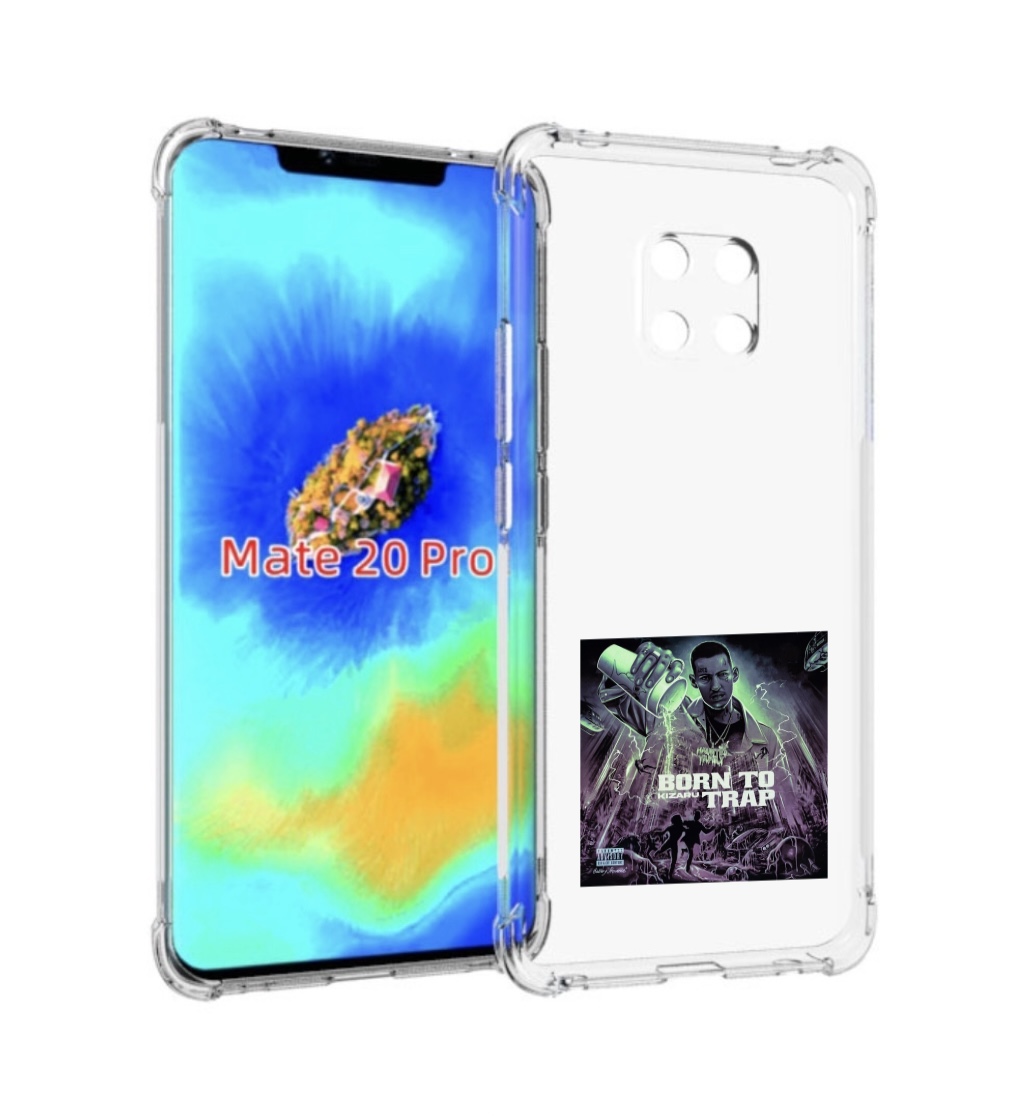 

Чехол MyPads Born to Trap Kizaru для Huawei Mate 20 Pro/Mate 20 RS 6.39, Прозрачный, Tocco