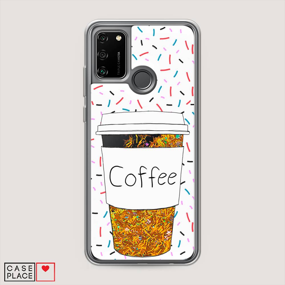 

Чехол Awog "Coffee прозрачный стакан" для Honor 9A, 612390-1