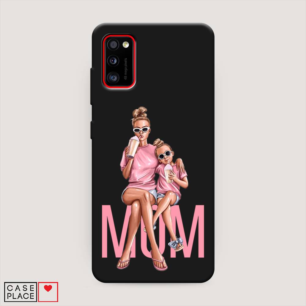 фото Матовый силиконовый чехол "lovely mom" на samsung galaxy a41 awog