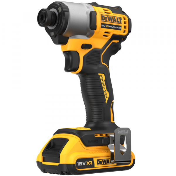 Бесщеточный импульсный шуруповерт DeWalt DCF840D2T, 18 В. бесщеточный импульсный шуруповерт dewalt dcf840d2t 18 в