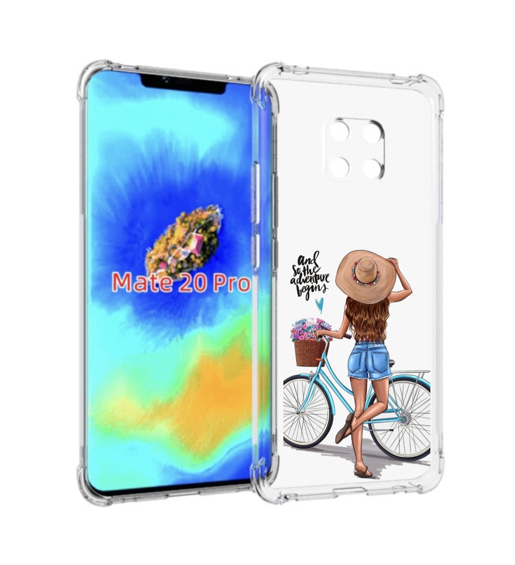 

Чехол MyPads Adventure женский для Huawei Mate 20 Pro/Mate 20 RS 6.39, Прозрачный, Tocco