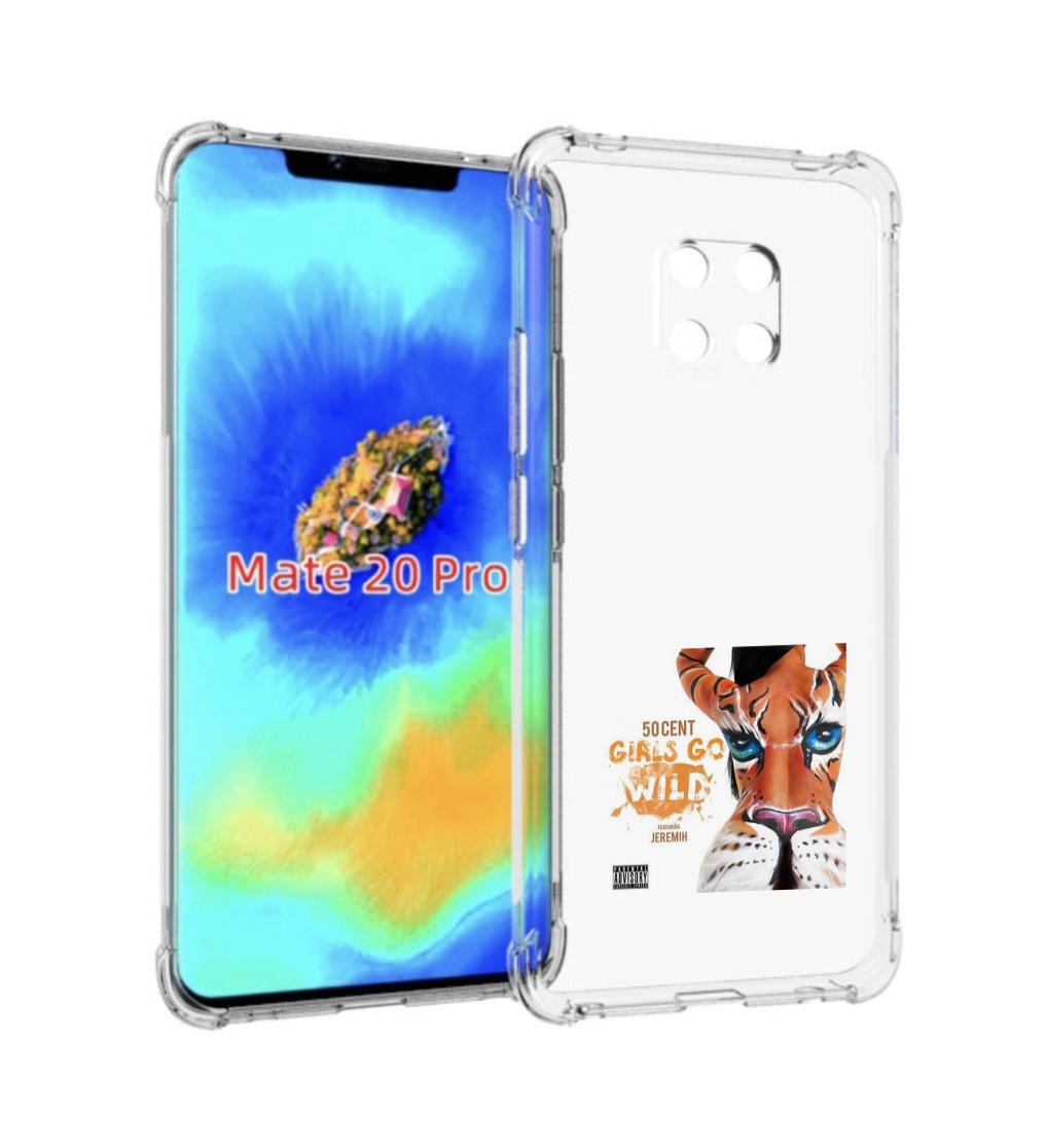 

Чехол MyPads 50 Cent Feat для Huawei Mate 20 Pro/Mate 20 RS 6.39, Прозрачный, Tocco
