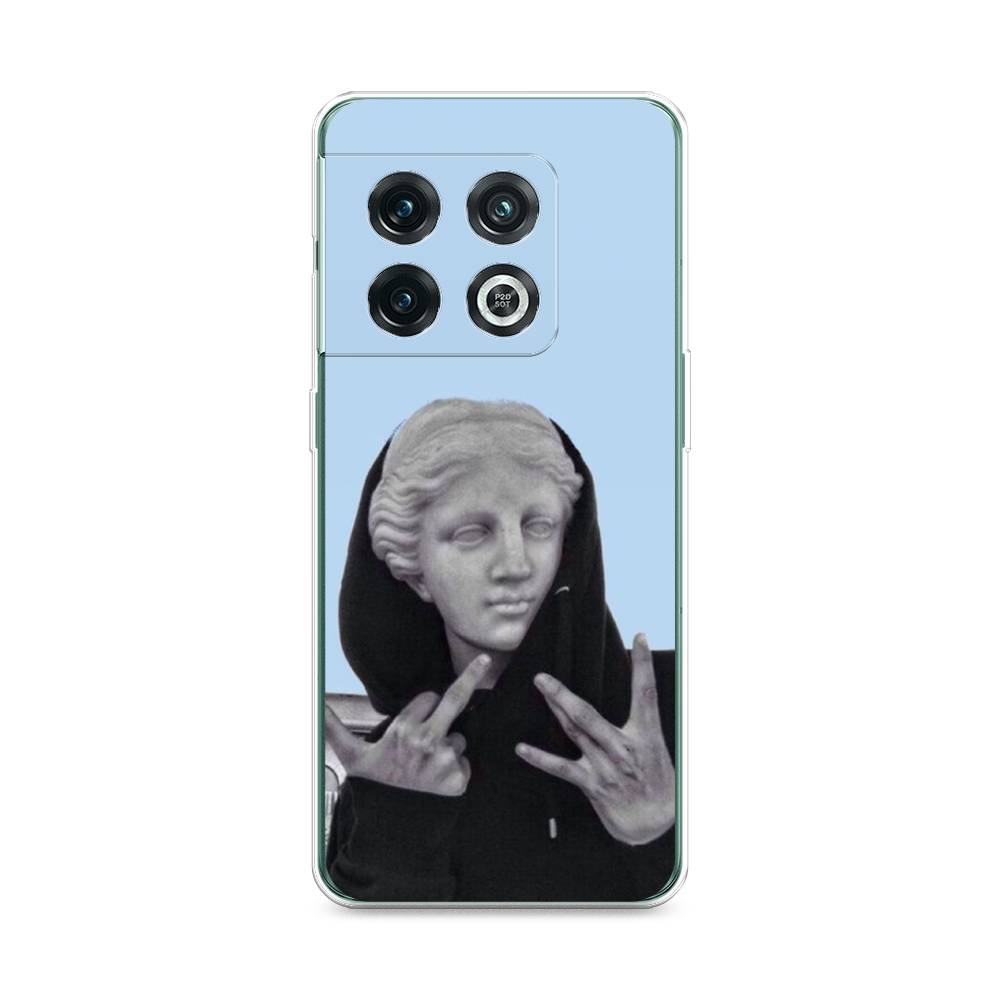 

Чехол Awog на OnePlus 10 Pro / ВанПлас 10 Pro "SWAG статуя", Голубой, 152150-9