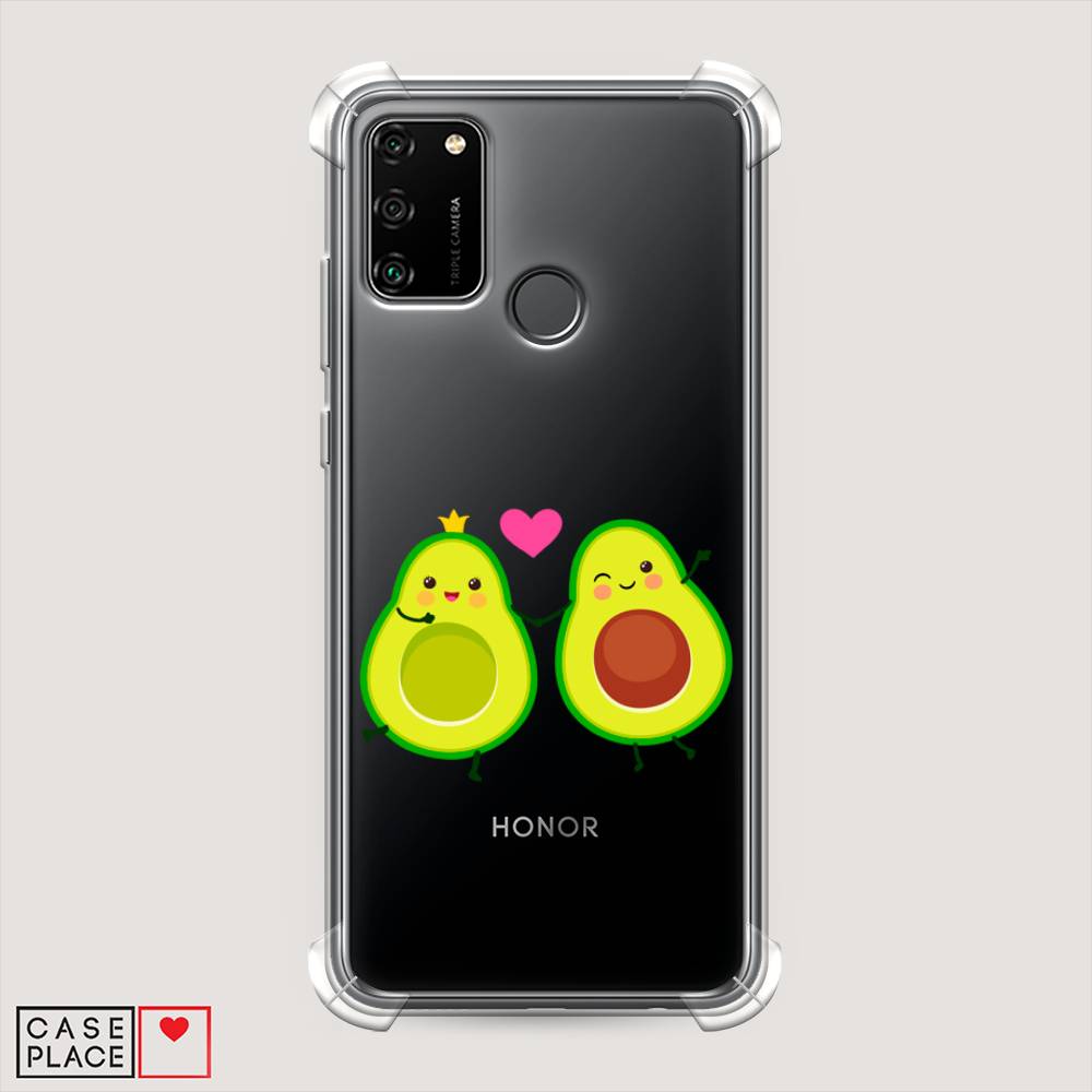 

Чехол Awog на Honor 9A "Авокадо любят", Зеленый;коричневый;розовый, 612351-1