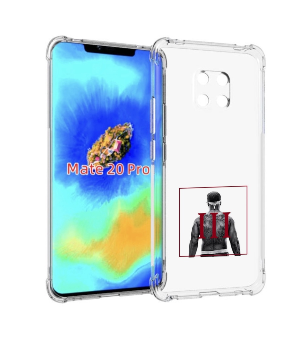 Чехол MyPads 50 Cent - Straight Outta The Hood III для Huawei Mate 20 Pro/Mate 20 RS 6.39