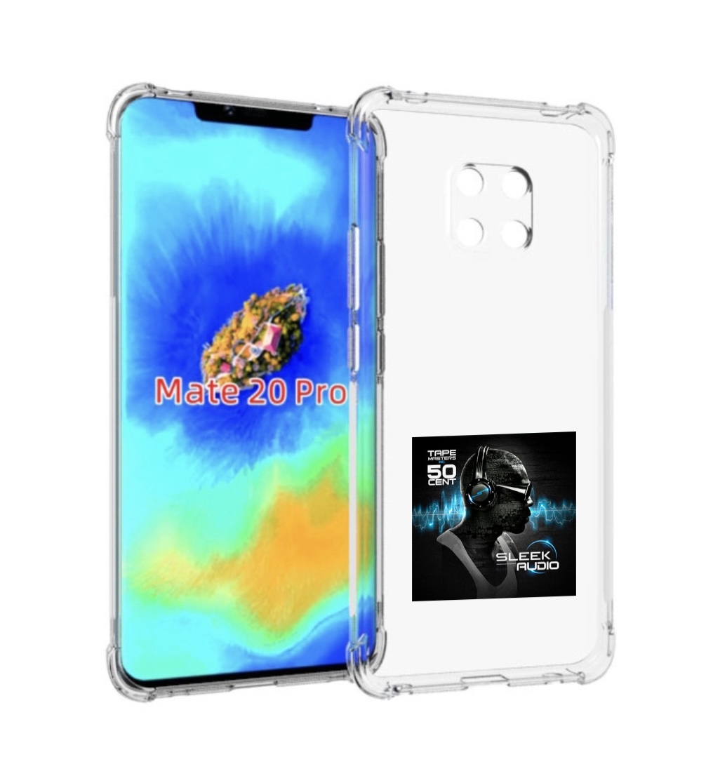Чехол MyPads 50 Cent - Sleek Audio для Huawei Mate 20 Pro/Mate 20 RS 6.39