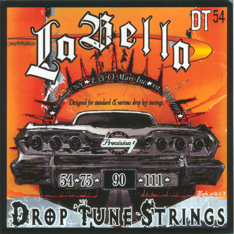 фото Струны для бас-гитары la bella dt54 drop tune