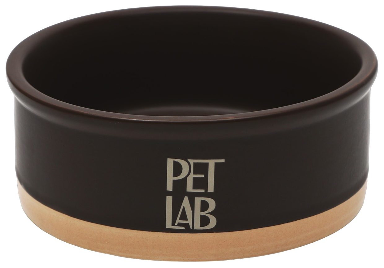 Миска Pet Lab керамическая, миндальная, 300 мл