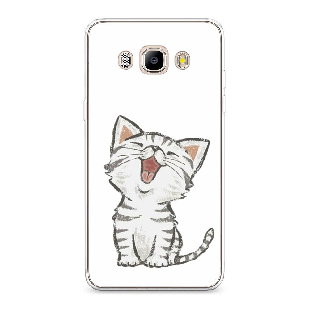 

Чехол Awog на Samsung Galaxy J5 2016 / Самсунг J5 2016 "Котенок рисованный", Серый;белый, 22750-1