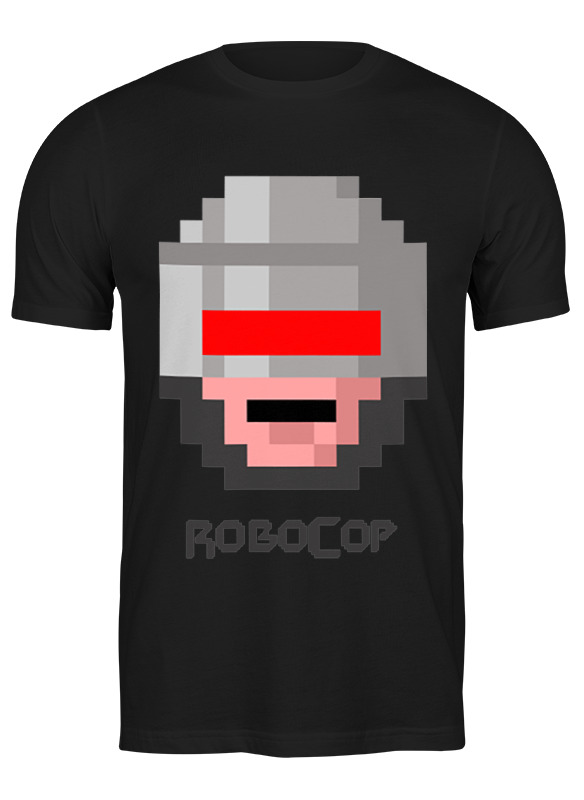 

Футболка женская Printio Robocop 8-bit черная M, Черный, Robocop 8-bit