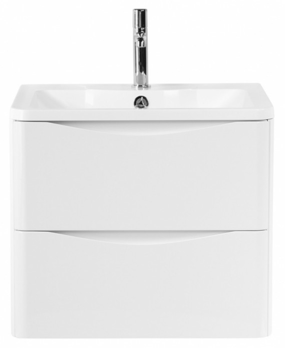 

Тумба с раковиной из искусственного камня BelBagno Acqua 60 см, Bianco Lucido, Белый, Тумба с раковиной Belbagno 60 см