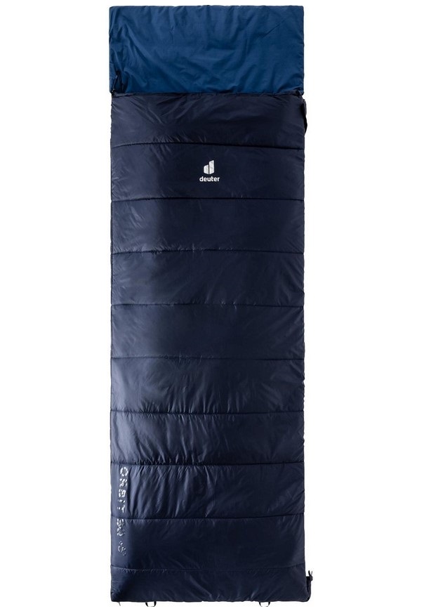 фото Спальный мешок deuter orbit sq +5° navy/steel, правый