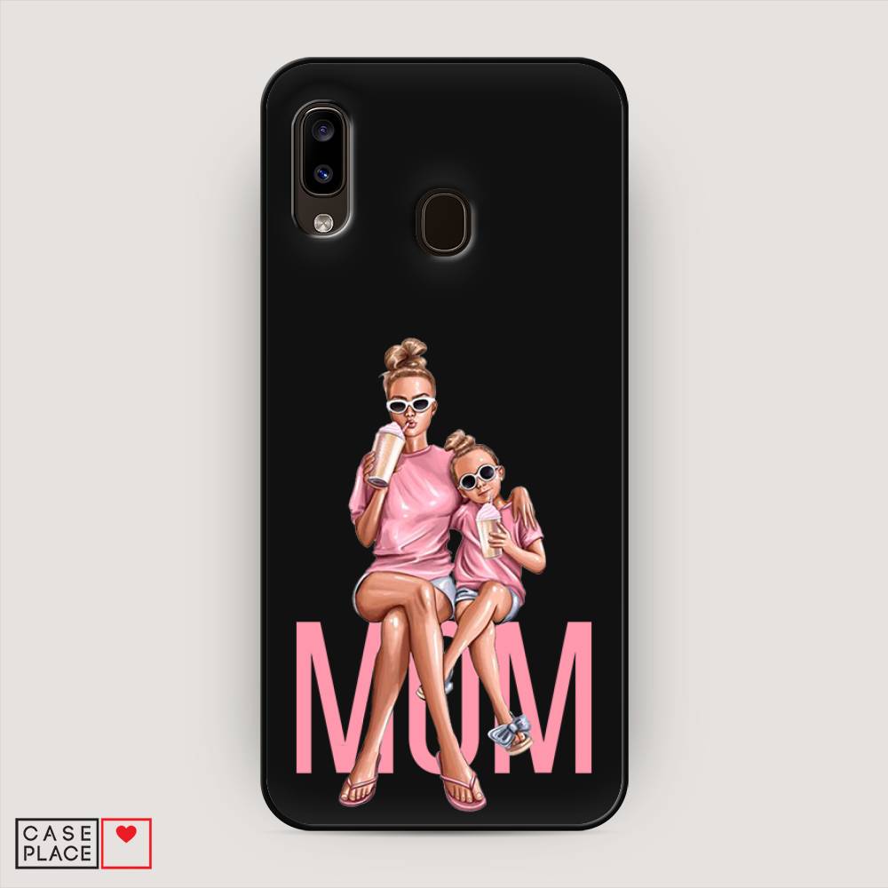 фото Матовый силиконовый чехол "lovely mom" на samsung galaxy a30 awog