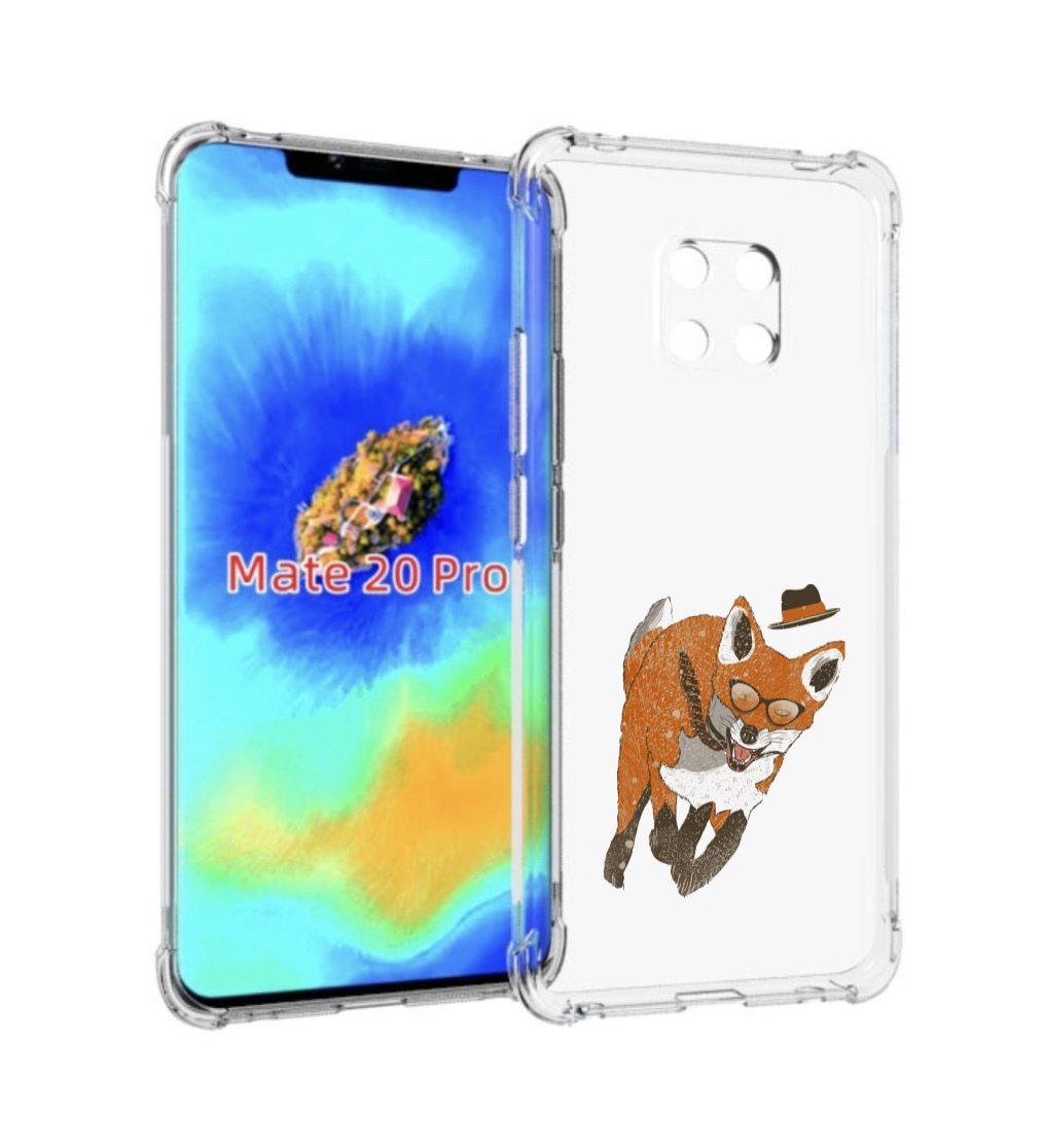 

Чехол MyPads шустрый лис для Huawei Mate 20 Pro/Mate 20 RS 6.39, Прозрачный, Tocco