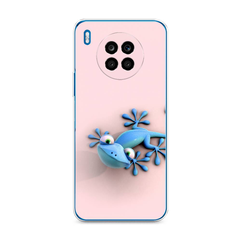 

Чехол Awog на Honor 50 Lite "Голубая ящерка", Розовый;голубой;белый, 6106450-2