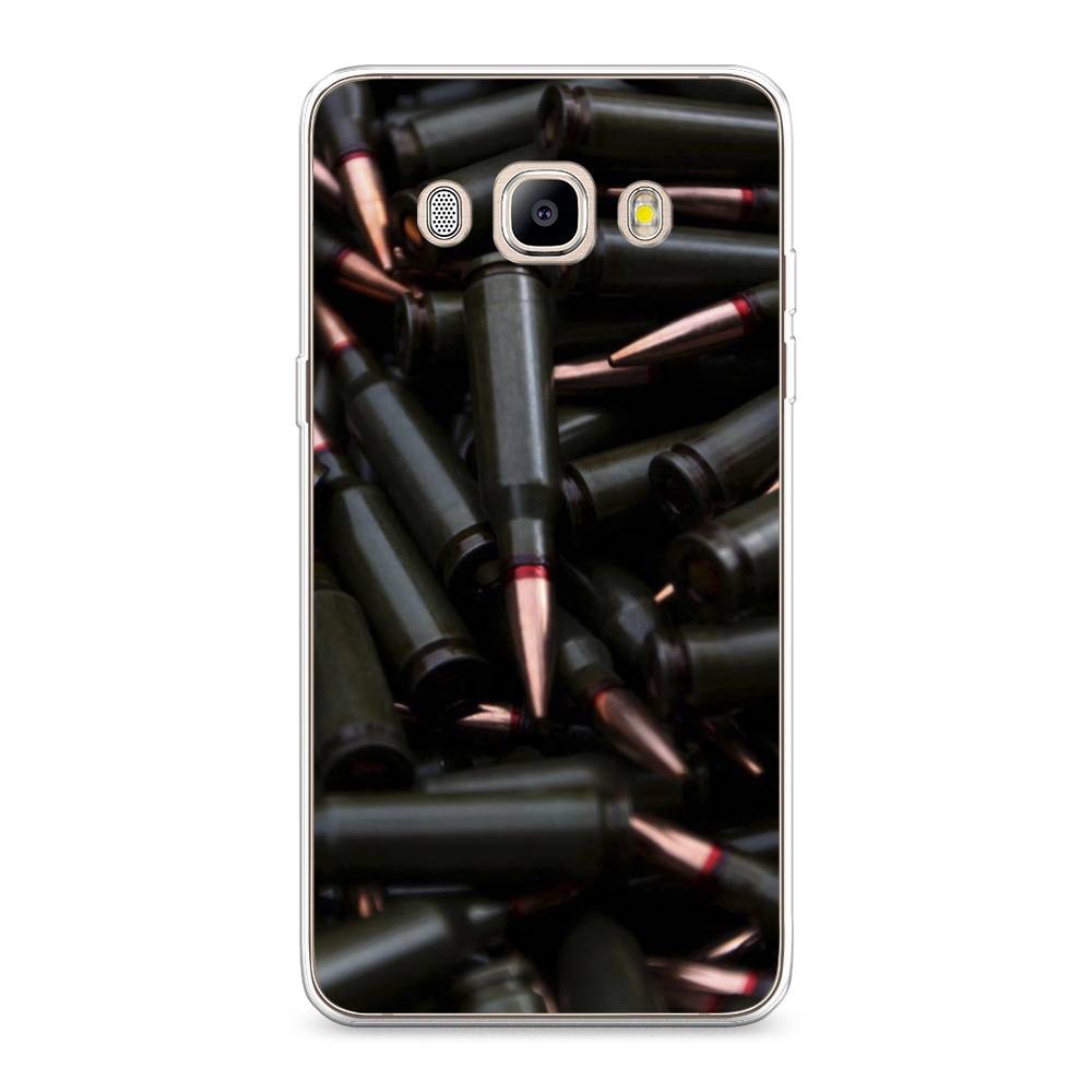 

Чехол Awog на Samsung Galaxy J5 2016 / Самсунг J5 2016 "Пули черные", Черный;коричневый, 22750-5