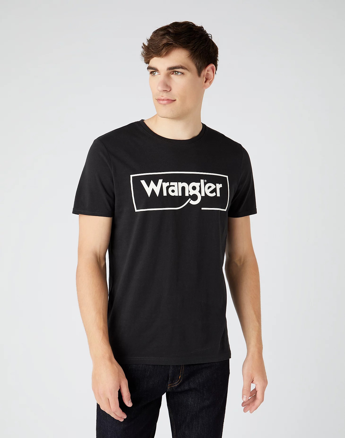 фото Футболка мужская wrangler w7h3d3 черная l