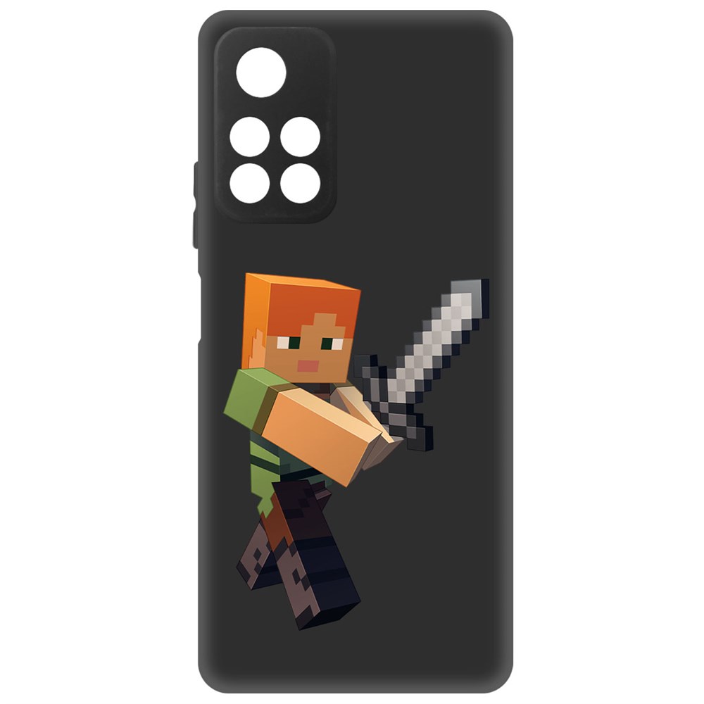 Чехол-накладка Софт Minecraft-Алекс для Xiaomi Poco M4 Pro 5G