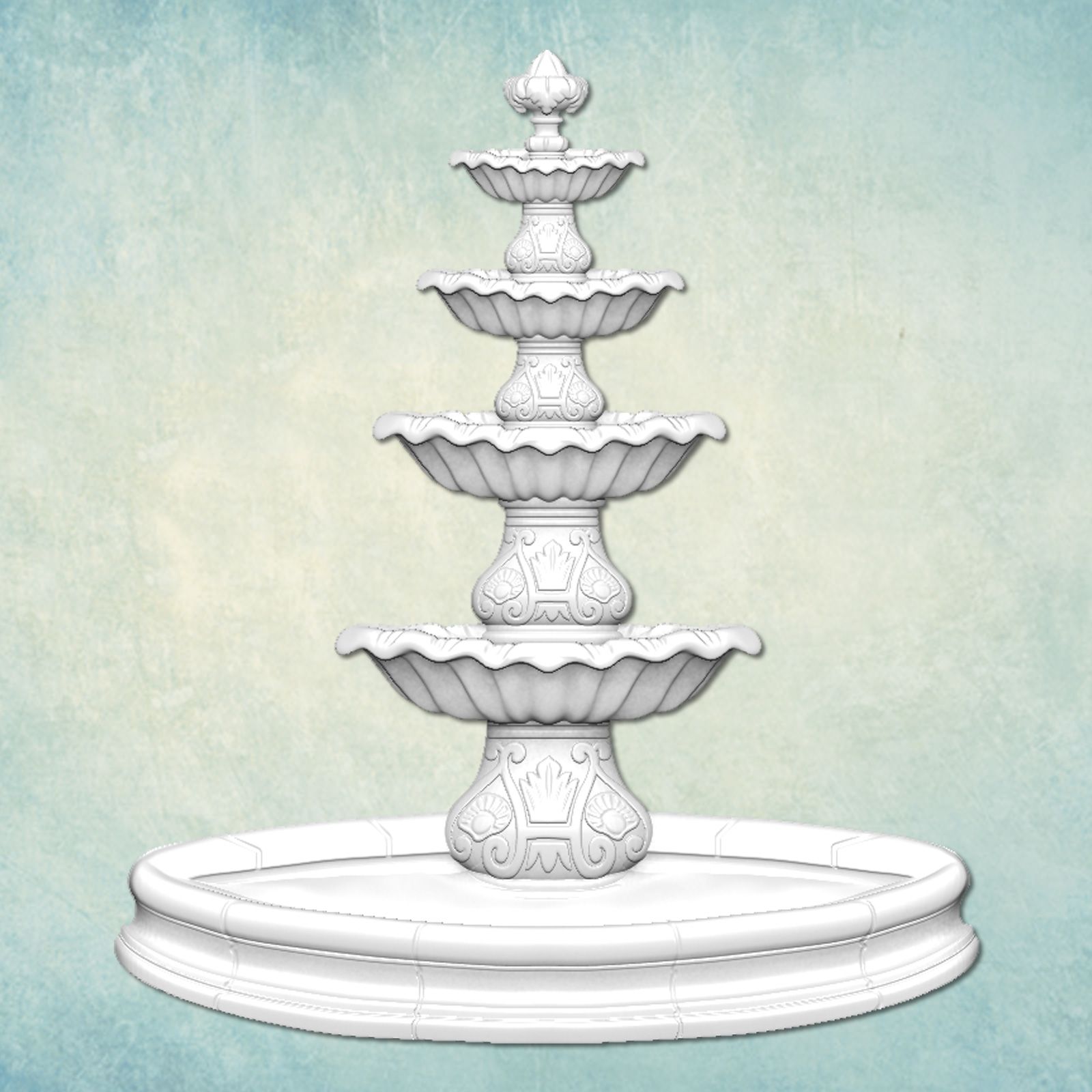 

Молд Арт-студия ПроСвет Фонтан S ARTMD1459, Зеленый