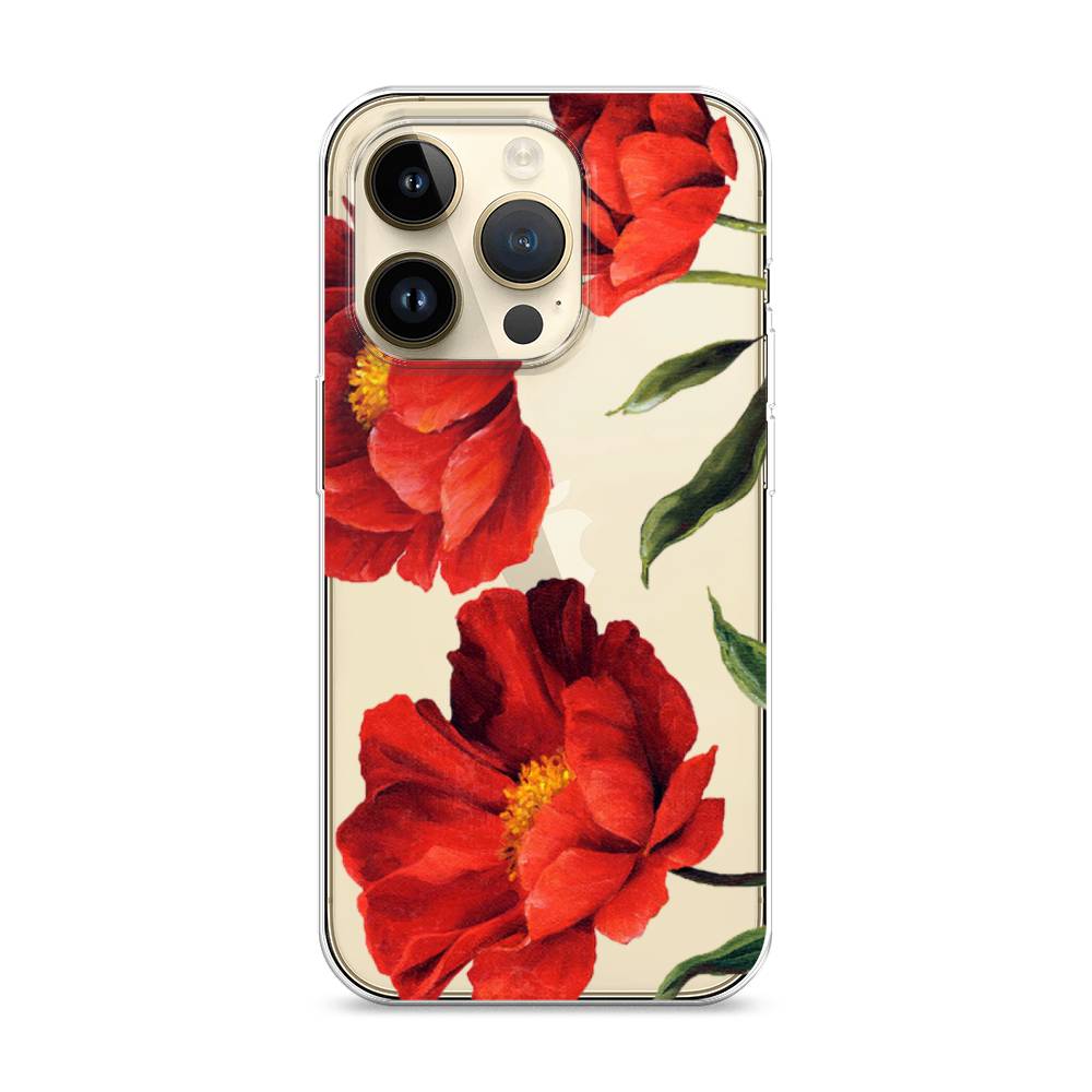 

Чехол Awog на Apple iPhone 14 Pro / Айфон 14 Pro "Красные маки", 15250-8