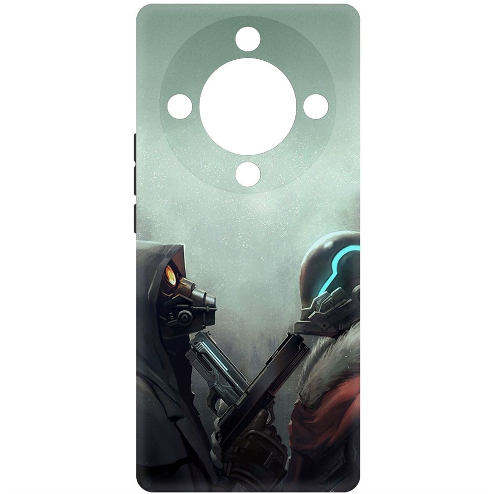 

Чехол-накладка Soft Case Cтандофф 2 (Standoff 2) - Противостояние для Honor Magic 5 Lite, Черный
