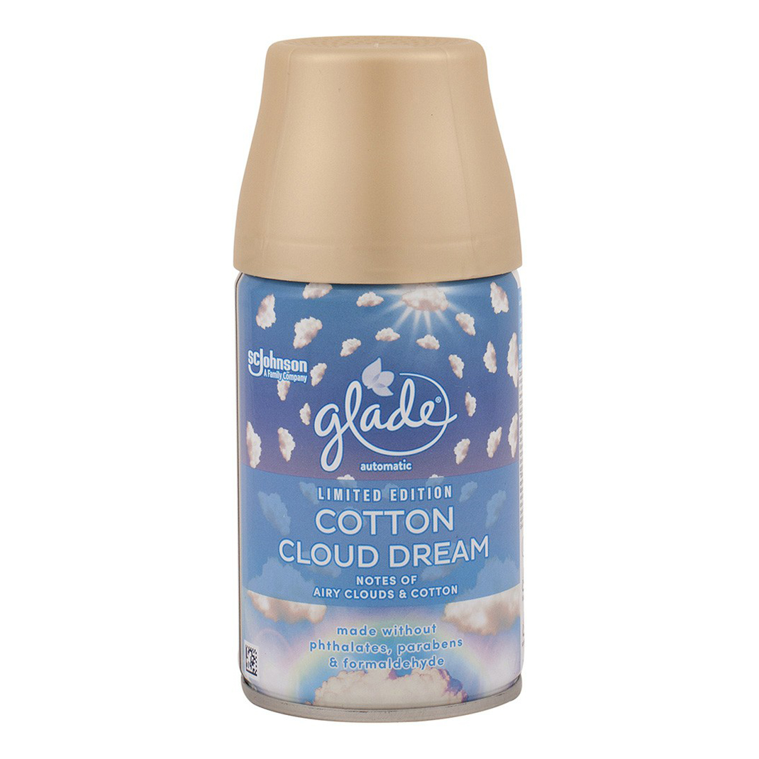 

Сменный блок для освежителя воздуха Glade Cotton Cloud Dream 269 мл