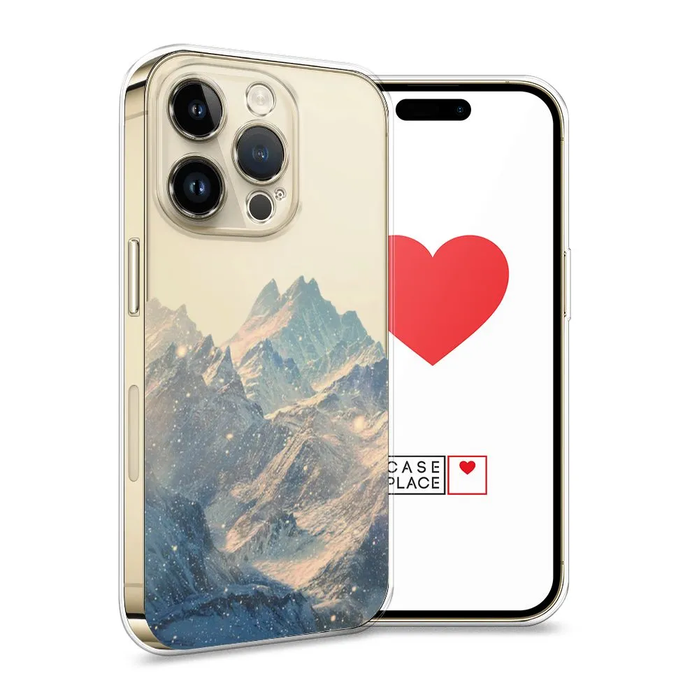 

Силиконовый чехол Awog "Горы арт 2" для Apple iPhone 14 Pro, Разноцветный, 15250-10