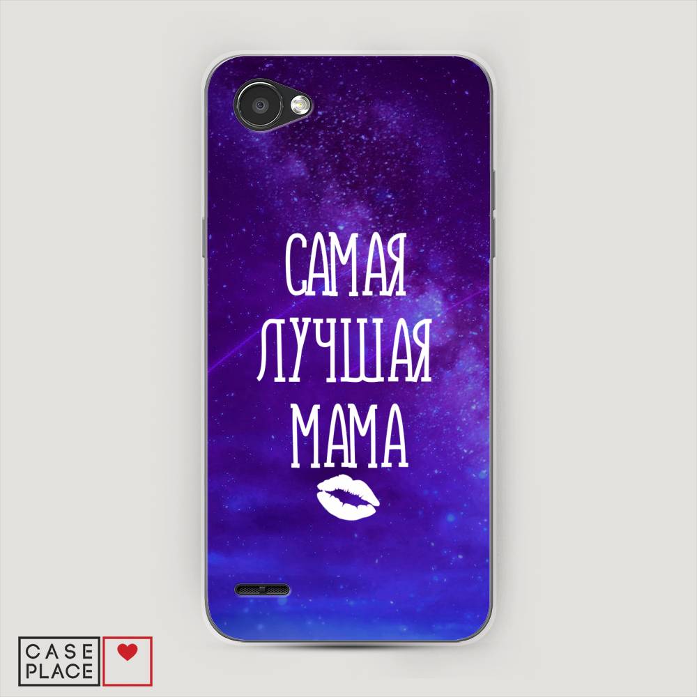 

Чехол Awog на LG Q6 "Лучшая мама", Фиолетовый;синий;белый, 83150-6