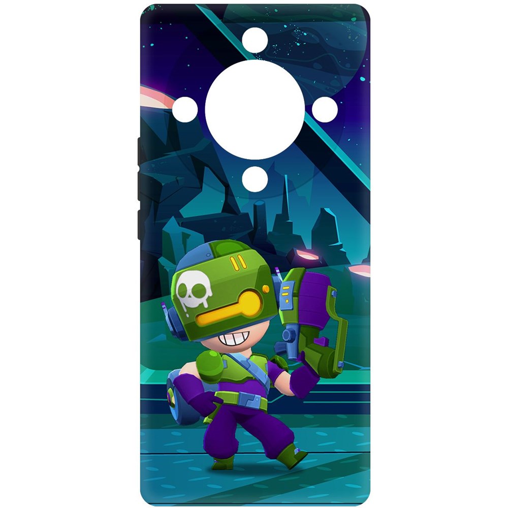 Чехол-накладка Soft Case Brawl Stars - Контрабандистка Пенни для Honor Magic 5 Lite черный